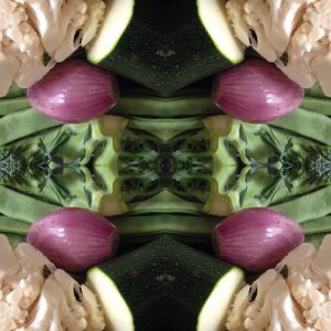 Bloemkool, broccoli en sperzibonen op de weegschaal