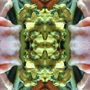 Groene asperges en een eiersalade