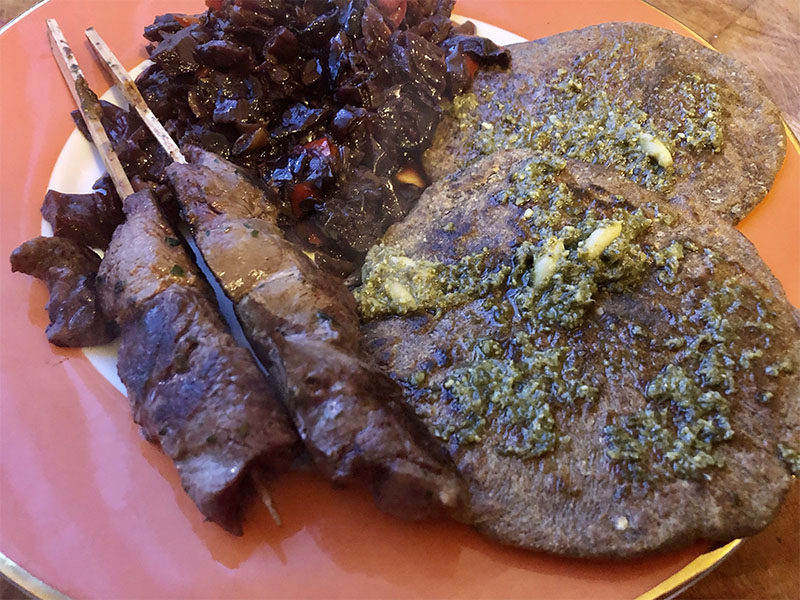 Emmer- en teff meel maken dit platte broodje